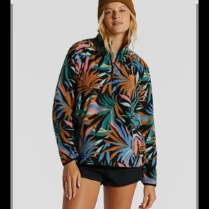 Billabong Women's Multicolor Zip-Up Sweater